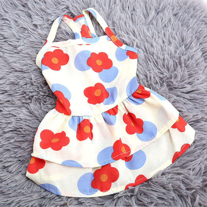 Dog Dress – Summer Breathable Skirt for Small Dogs & Cats