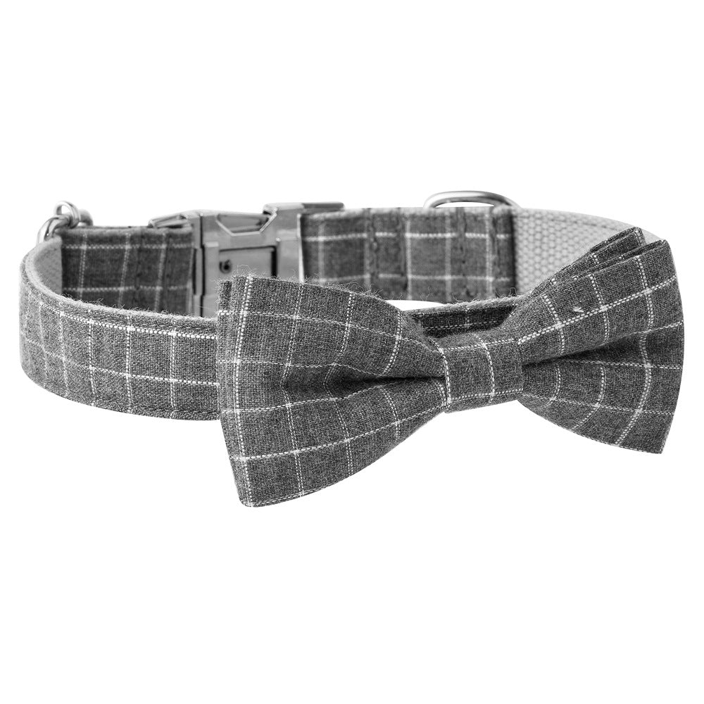 Dog Collar – British Plaid Collar with Alloy Buckle