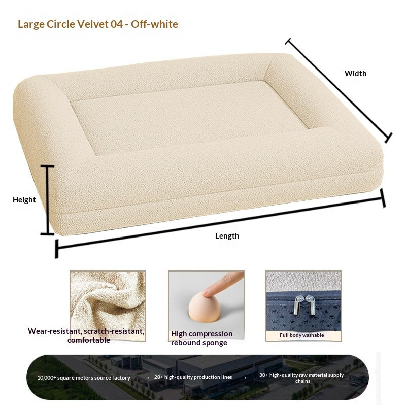 Dog Bed – Plush All-Season Sofa Bed, Removable & Washable