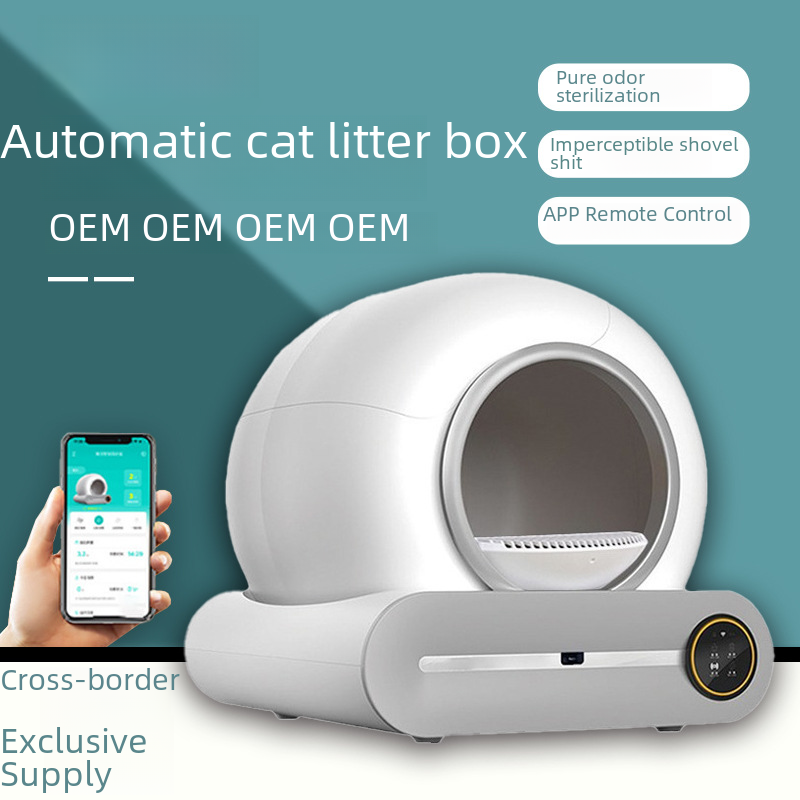 Self-Cleaning Cat Litter Box – Large Automatic Box with Odor Control