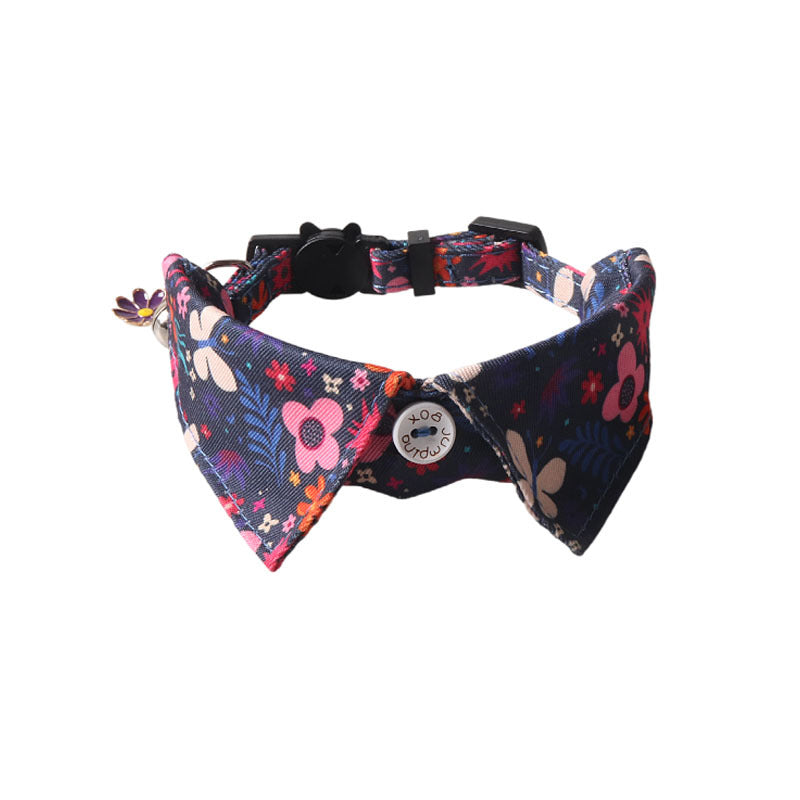 Cat Collar – Fruit Blossom Bow Tie Collar for Cats