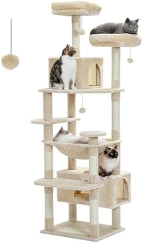 Modern Cat Tree – Minimalist Wooden Cat Tower for Indoor Cats