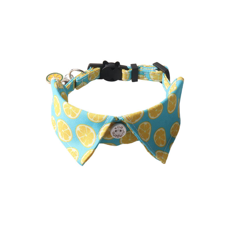 Cat Collar – Fruit Blossom Bow Tie Collar for Cats