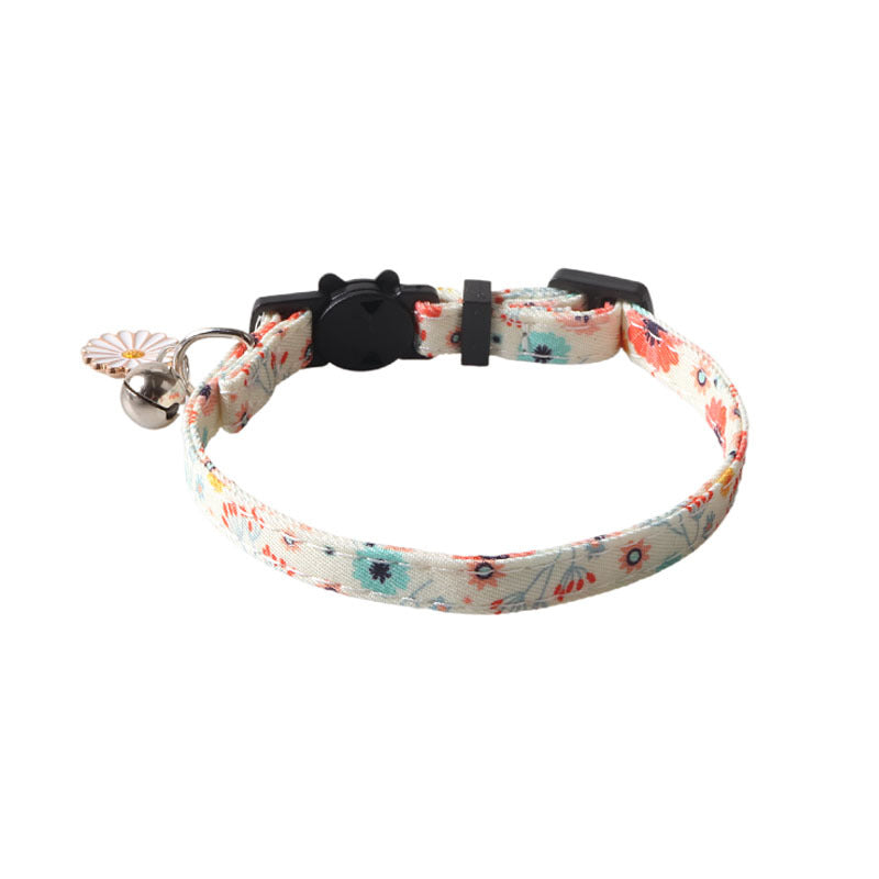 Cat Collar – Fruit Blossom Bow Tie Collar for Cats