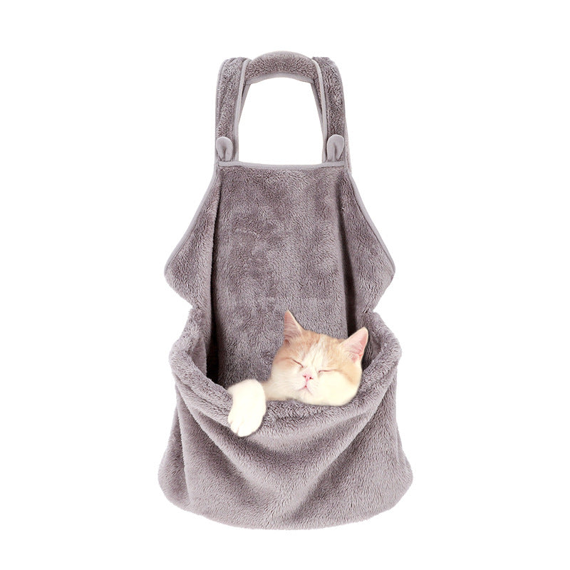 Cat Backpack – Plush Dual-Shoulder Pet Carrier Backpack