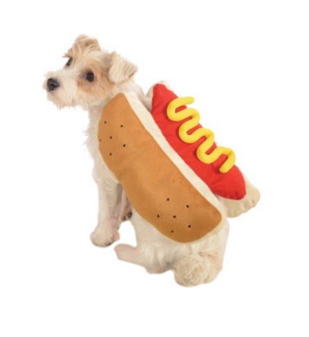 Dog Costume – Funny Hot Dog & Burger Outfit for Pets