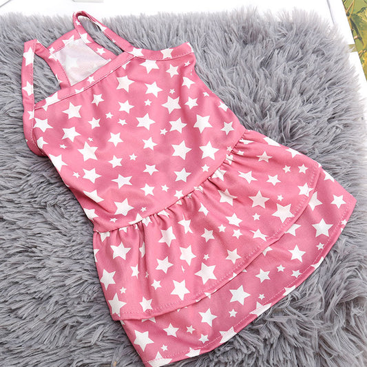 Dog Dress – Summer Breathable Skirt for Small Dogs & Cats
