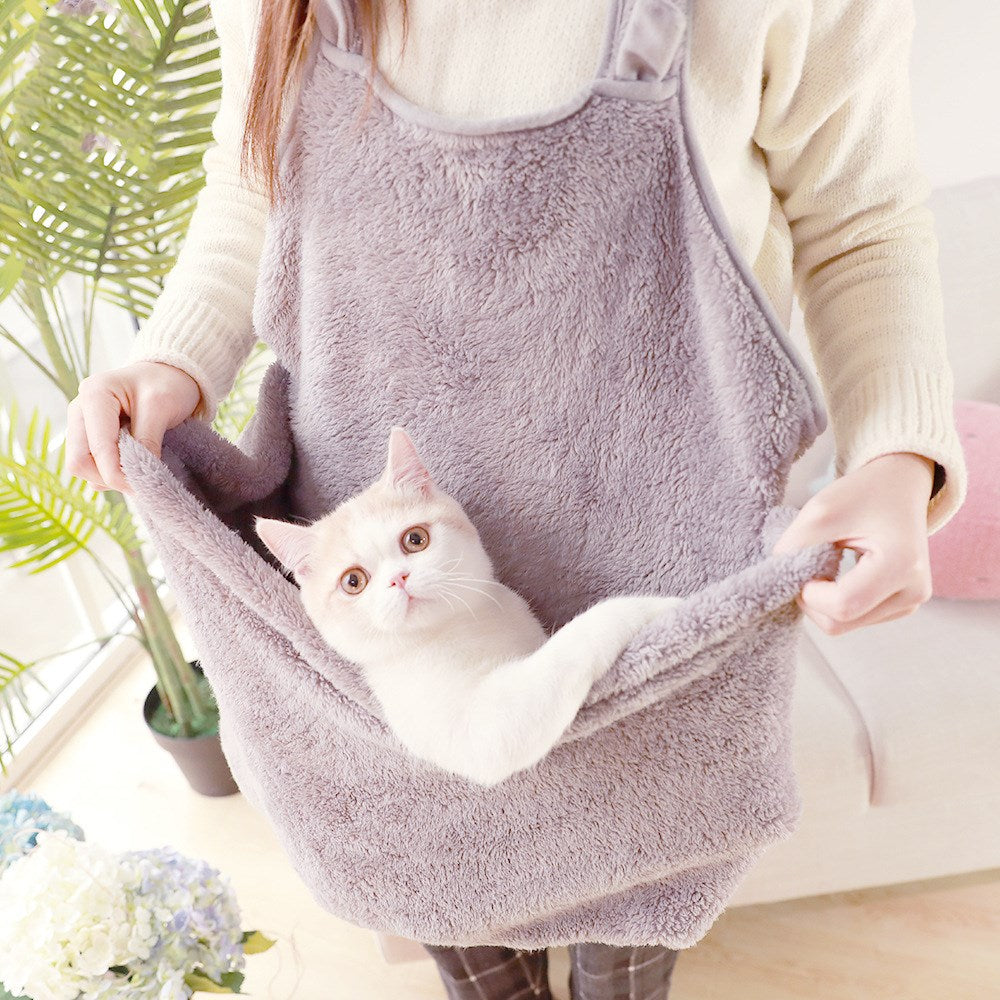 Cat Backpack – Plush Dual-Shoulder Pet Carrier Backpack