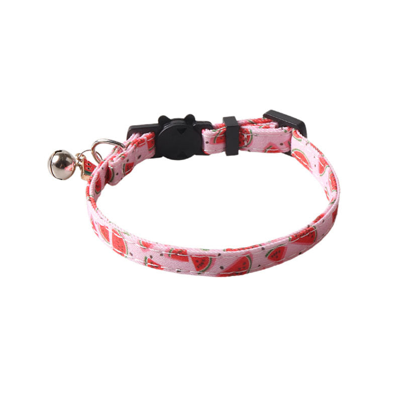 Cat Collar – Fruit Blossom Bow Tie Collar for Cats