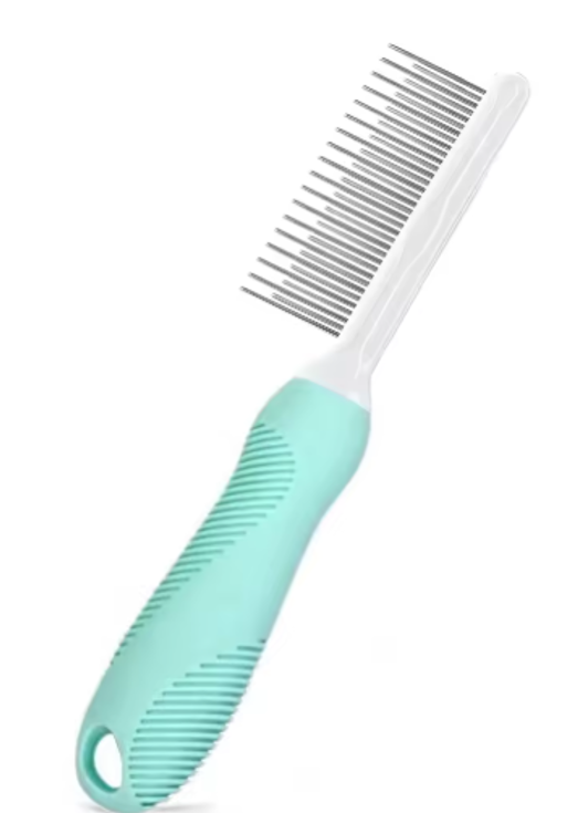Pet Deshedding Brush – Needle Comb for Dog & Cat Fur