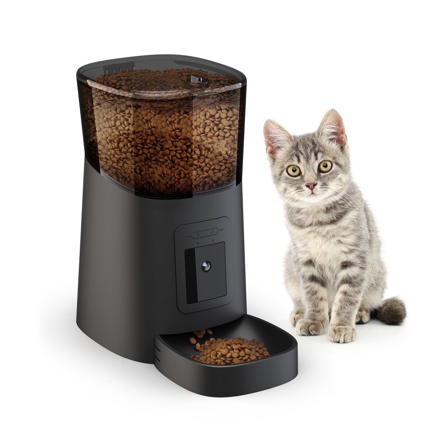 Smart Pet Feeder – WiFi Automatic Feeder with Camera for Cats & Dogs