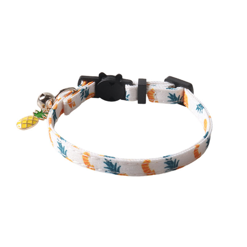 Cat Collar – Fruit Blossom Bow Tie Collar for Cats