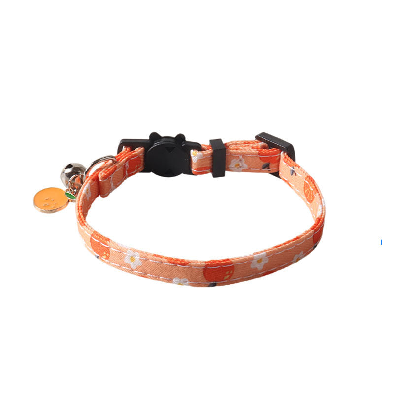 Cat Collar – Fruit Blossom Bow Tie Collar for Cats