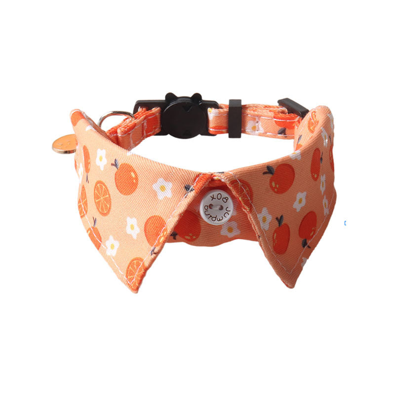 Cat Collar – Fruit Blossom Bow Tie Collar for Cats