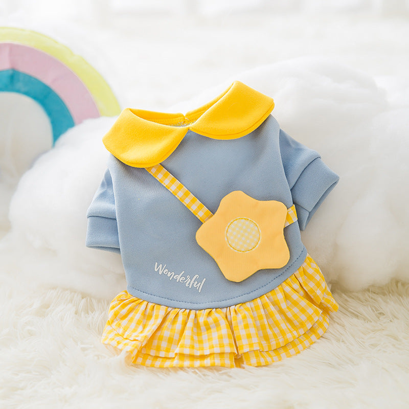 Dog Clothes – Cute Cartoon Sweater for Autumn & Winter