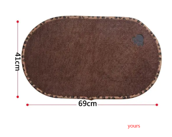 Pet Food Mat – Non-Slip Washable Mat for Cats & Dogs