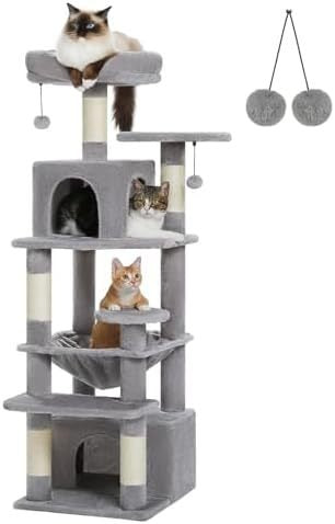 Modern Cat Tree – Minimalist Wooden Cat Tower for Indoor Cats
