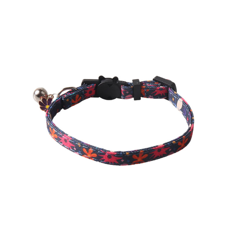 Cat Collar – Fruit Blossom Bow Tie Collar for Cats