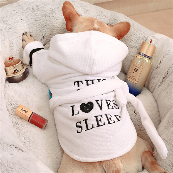 Dog Bathrobe – Hooded Pajamas & Drying Robe for Dogs