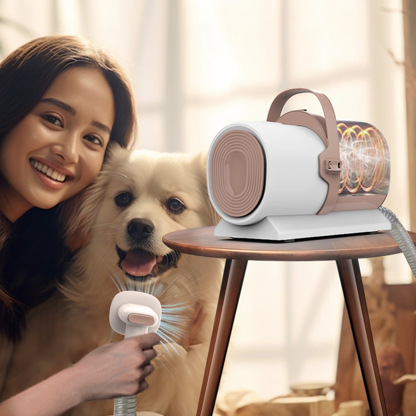 Pet Grooming Vacuum – Dog & Cat Hair Grooming Kit