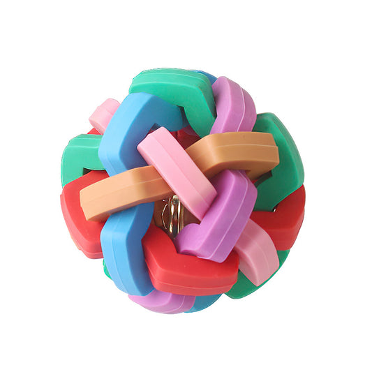 Dog Toy Ball – Bite-Resistant Bell Ball for Dogs & Cats