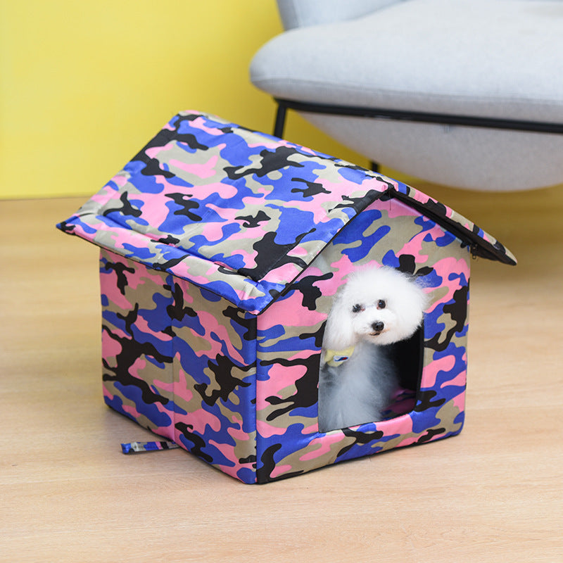 Dog House – Waterproof Oxford Outdoor Pet Kennel