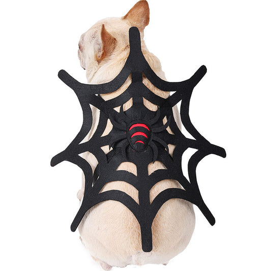 Pet Halloween Costume – Spider Web Costume Set for Cats & Dogs