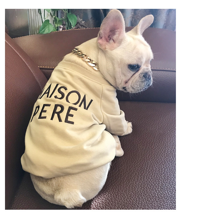 Dog Sweater – Embroidered Terry Cotton Sweater for Dogs