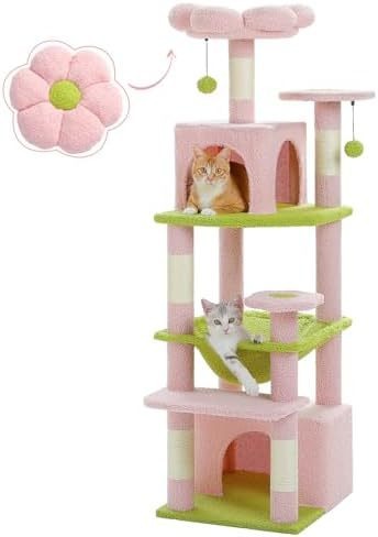 Modern Cat Tree – Minimalist Wooden Cat Tower for Indoor Cats
