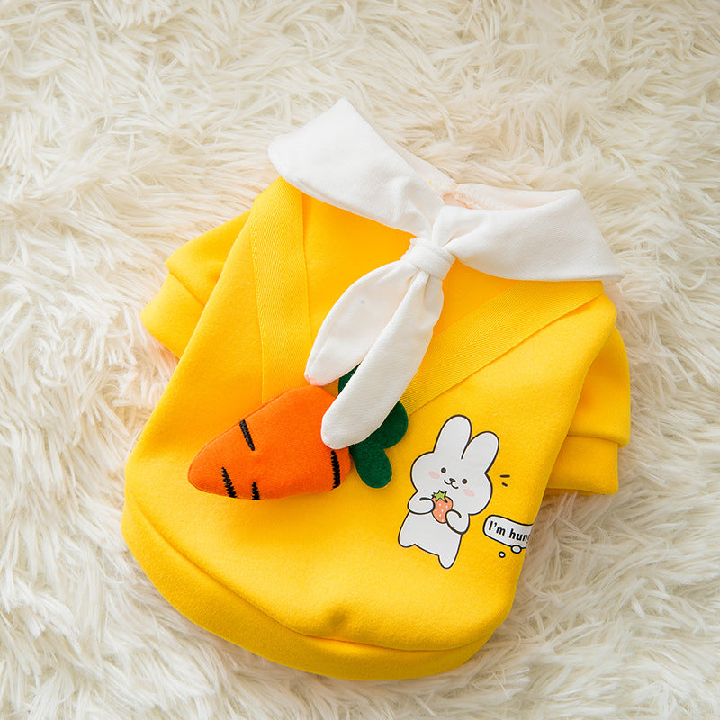 Dog Clothes – Cute Cartoon Sweater for Autumn & Winter