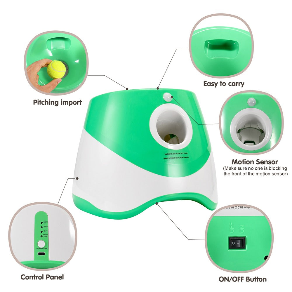 Dog Ball Launcher – Automatic Fetch Machine for Dogs