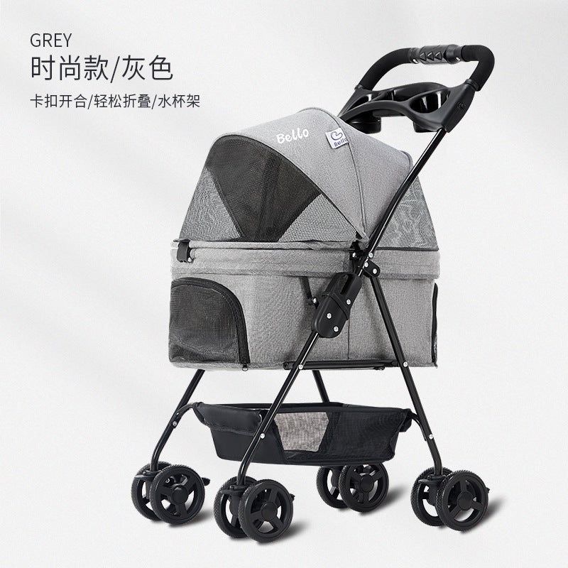 Pet Stroller – Lightweight Folding Stroller for Dogs & Cats