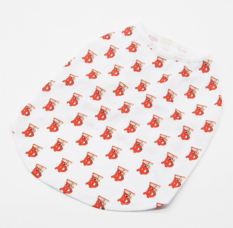 Dog Shirt – Summer Full-Print Vest for Small Dogs