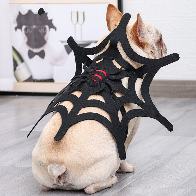 Pet Halloween Costume – Spider Web Costume Set for Cats & Dogs