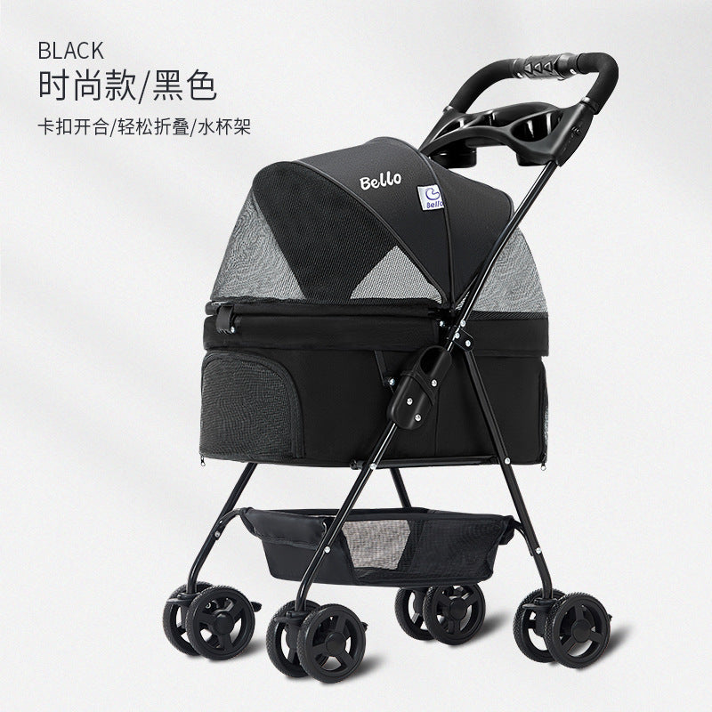 Pet Stroller – Lightweight Folding Stroller for Dogs & Cats