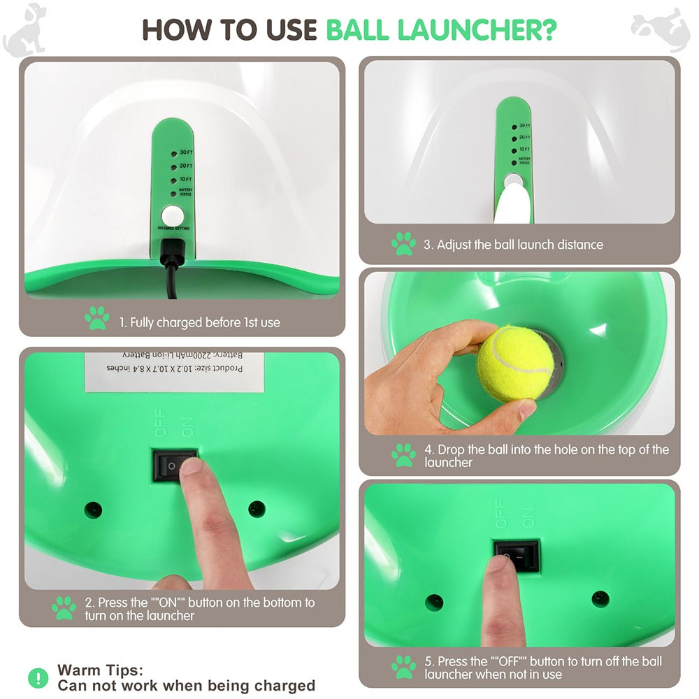 Dog Ball Launcher – Automatic Fetch Machine for Dogs