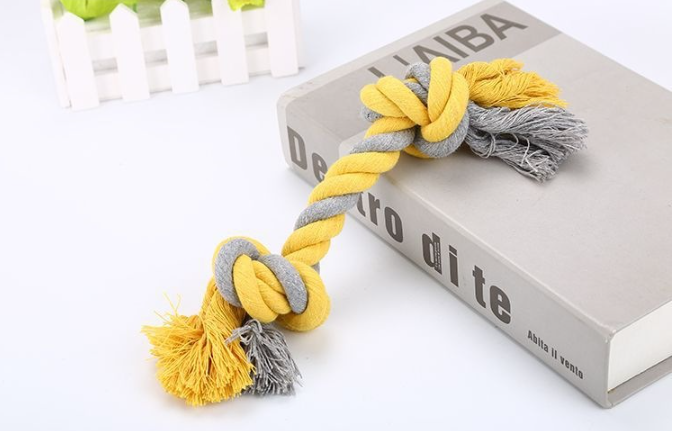 Dog Rope Toy – Large Cotton Knot Chew Toy for Dogs