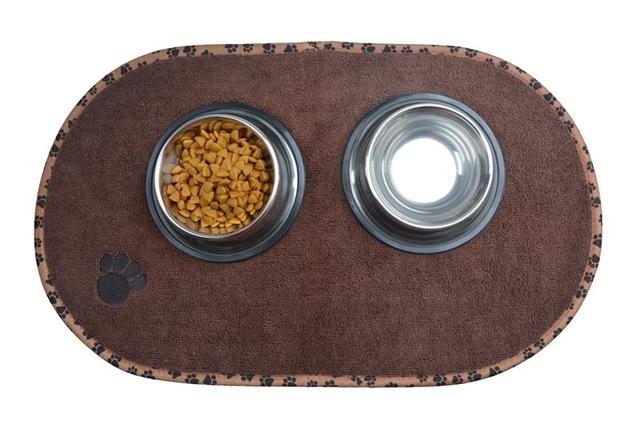 Pet Food Mat – Non-Slip Washable Mat for Cats & Dogs