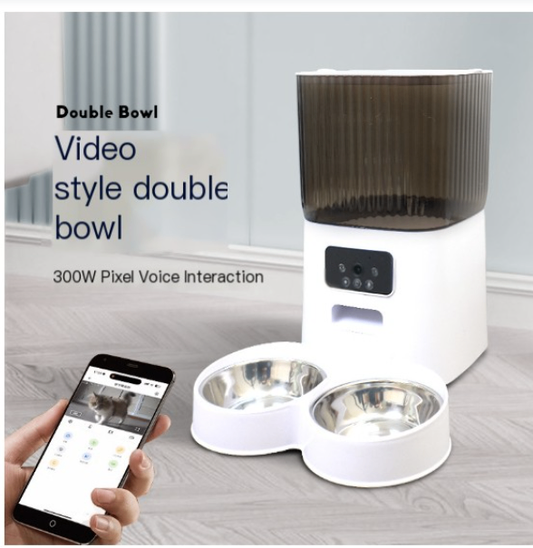 Automatic Cat Feeder – 5L Smart Feeder with Camera & Voice