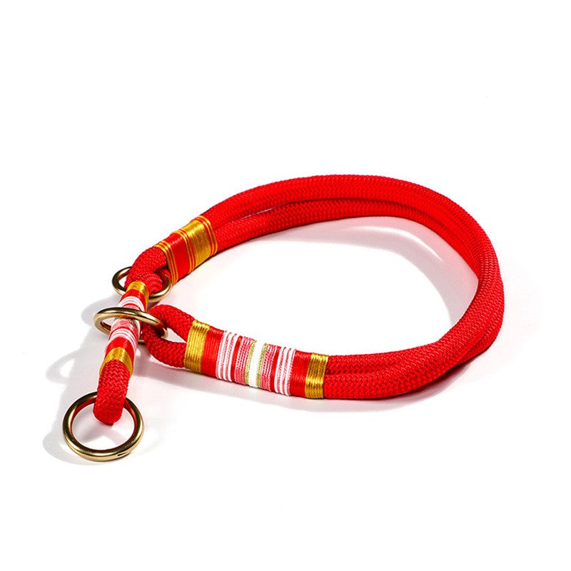 Dog Collar & Leash – Anti-Escape Collar with Hand Rope