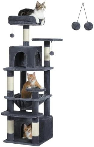 Modern Cat Tree – Minimalist Wooden Cat Tower for Indoor Cats