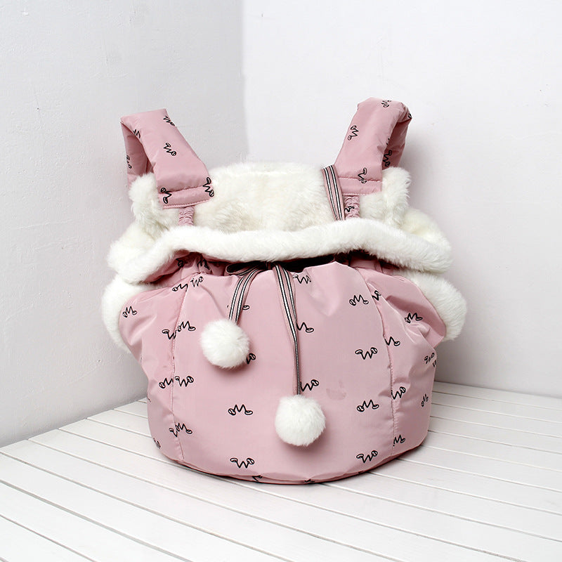 Dog Front Carrier – Warm Winter Pet Carrier Backpack for Cats & Dogs