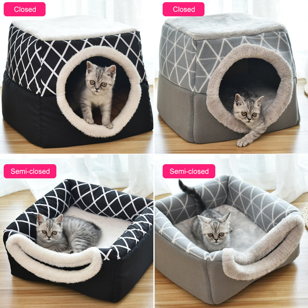 Cat Bed House – Dual-Use Space Capsule Bed for Cats & Dogs