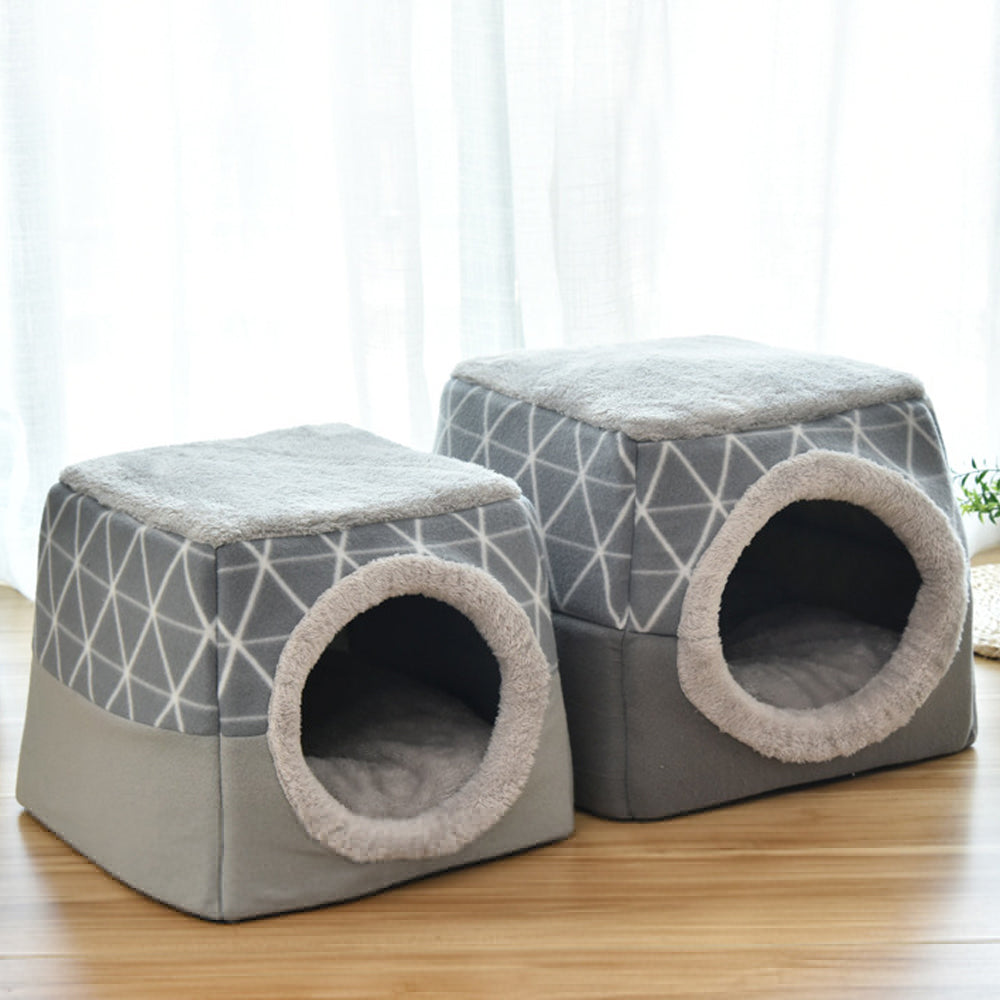 Cat Bed House – Dual-Use Space Capsule Bed for Cats & Dogs