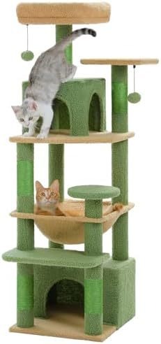 Modern Cat Tree – Minimalist Wooden Cat Tower for Indoor Cats