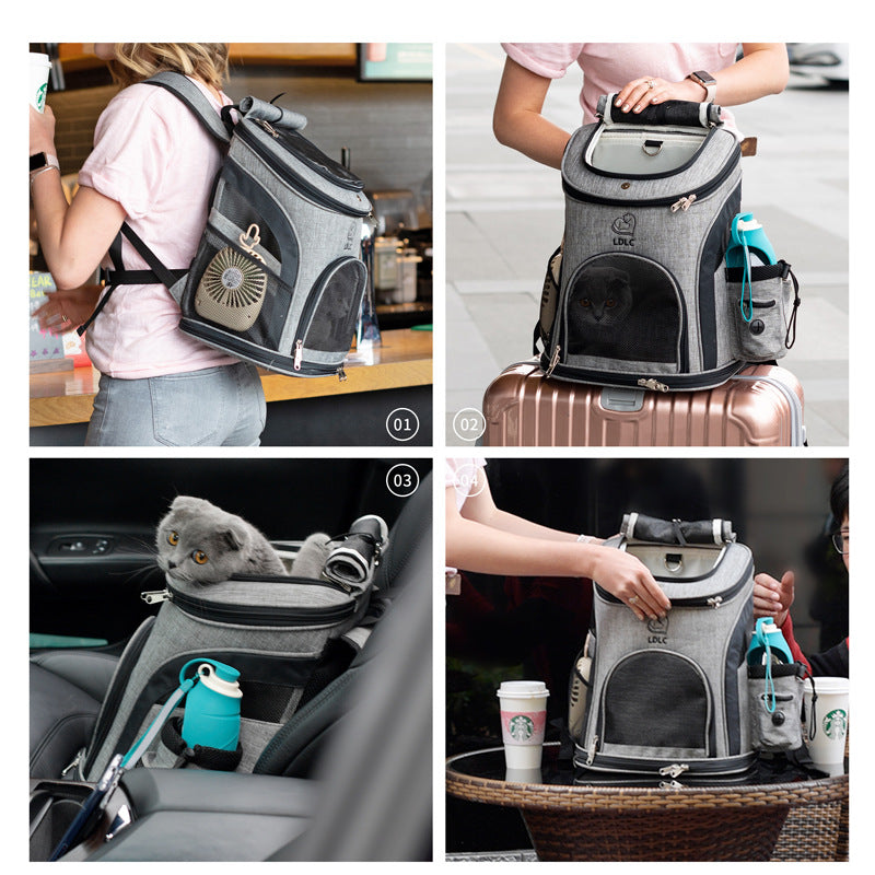 Cat Backpack – Breathable Bubble Carrier for Cats & Small Pets