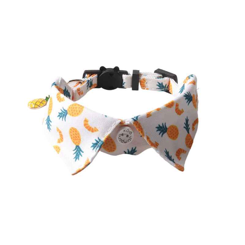 Cat Collar – Fruit Blossom Bow Tie Collar for Cats
