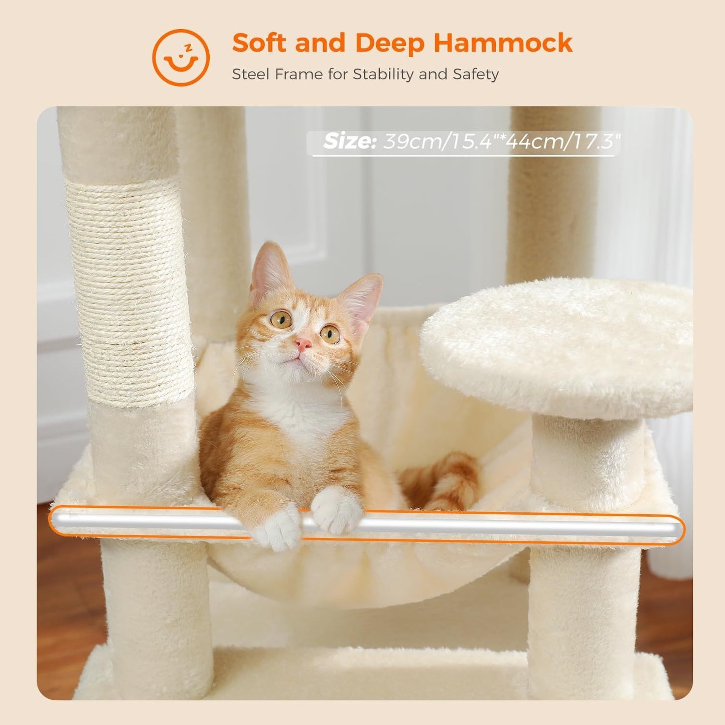 Modern Cat Tree – Minimalist Wooden Cat Tower for Indoor Cats
