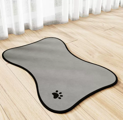 Pet Food Mat – Non-Slip Washable Mat for Cats & Dogs