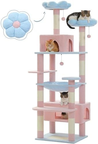 Modern Cat Tree – Minimalist Wooden Cat Tower for Indoor Cats